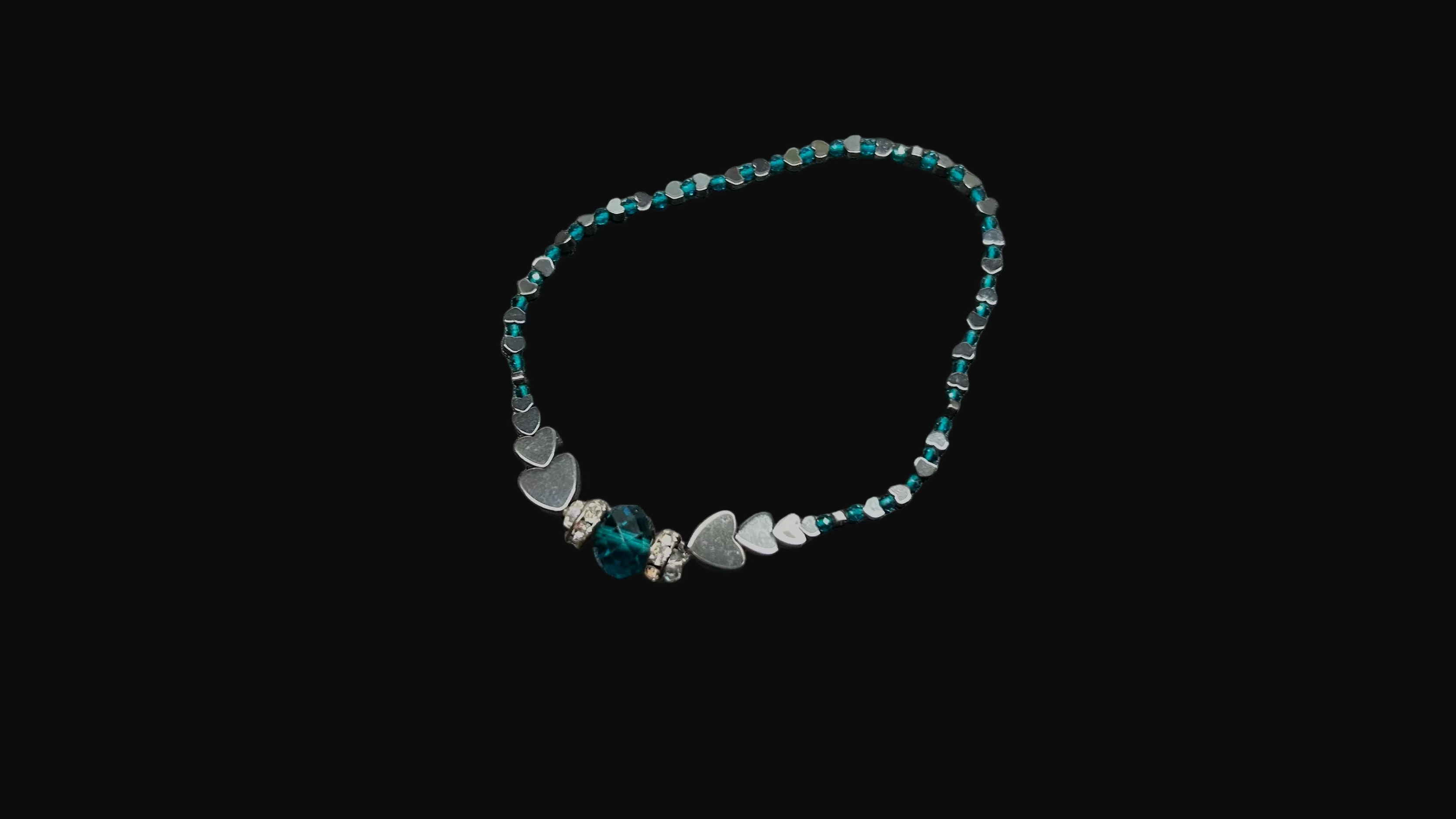 Teal and Silver