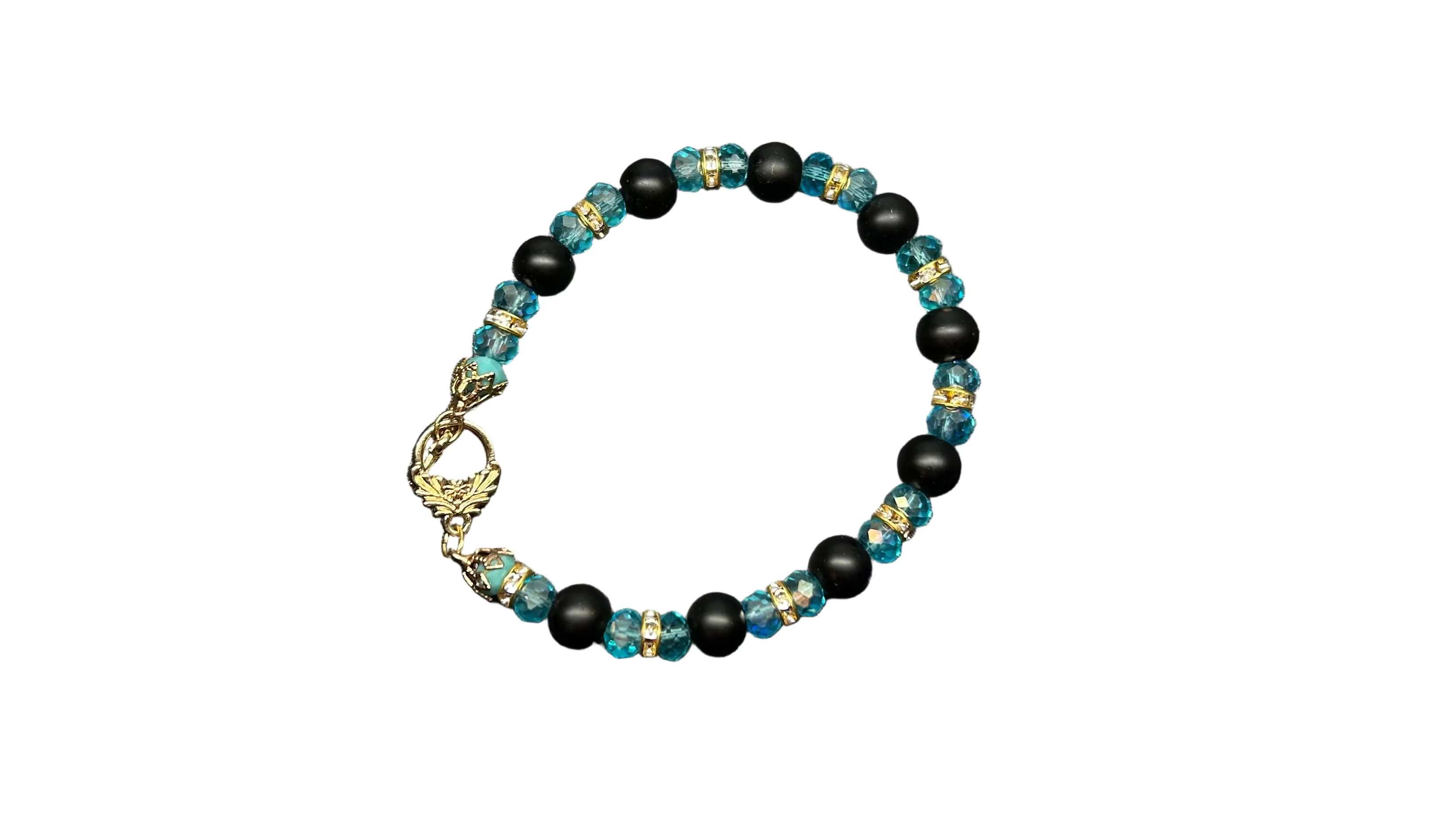 Blue and Black Bracelet