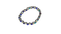 Blue and Clear bracelet