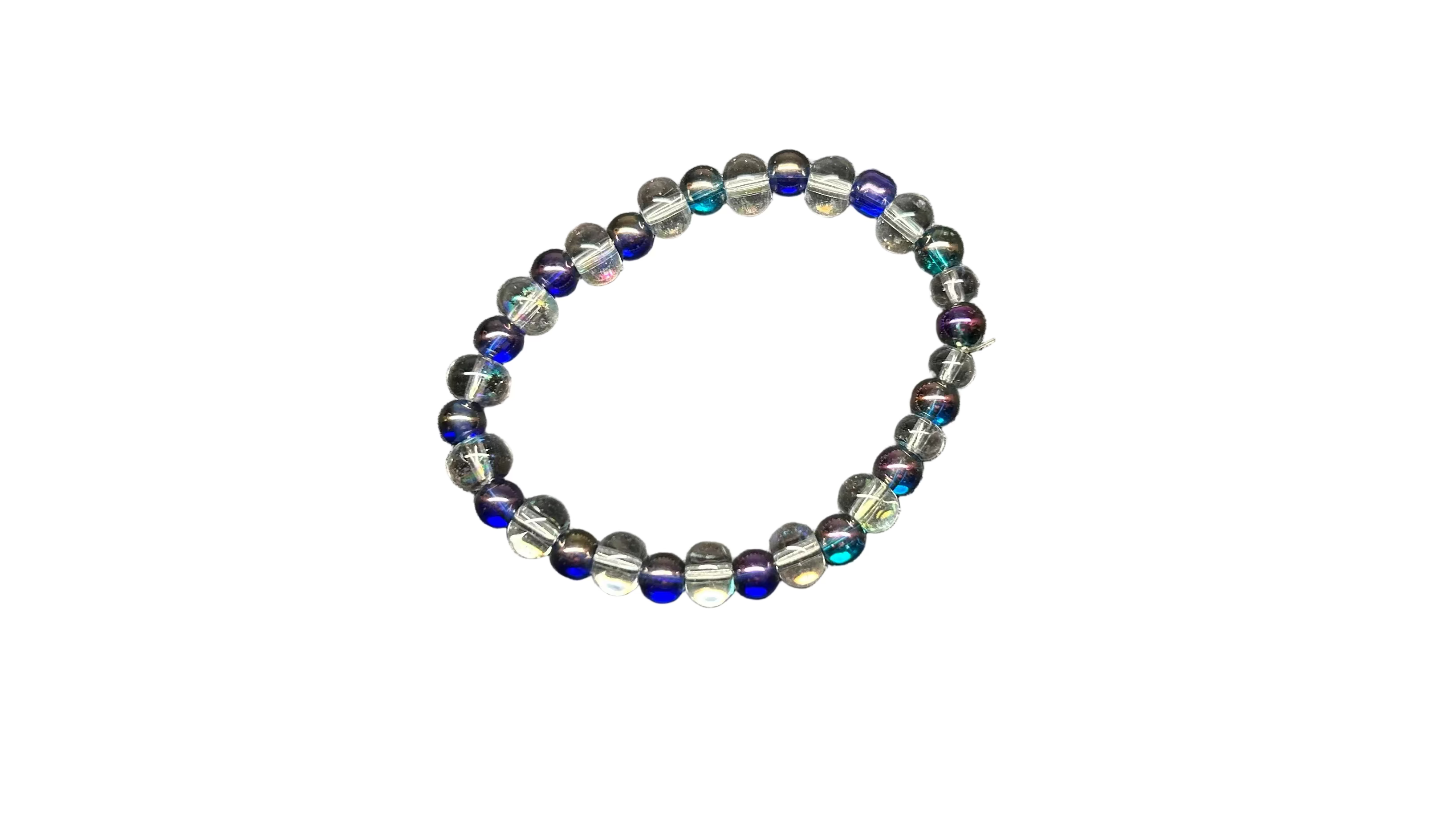 Blue and Clear bracelet
