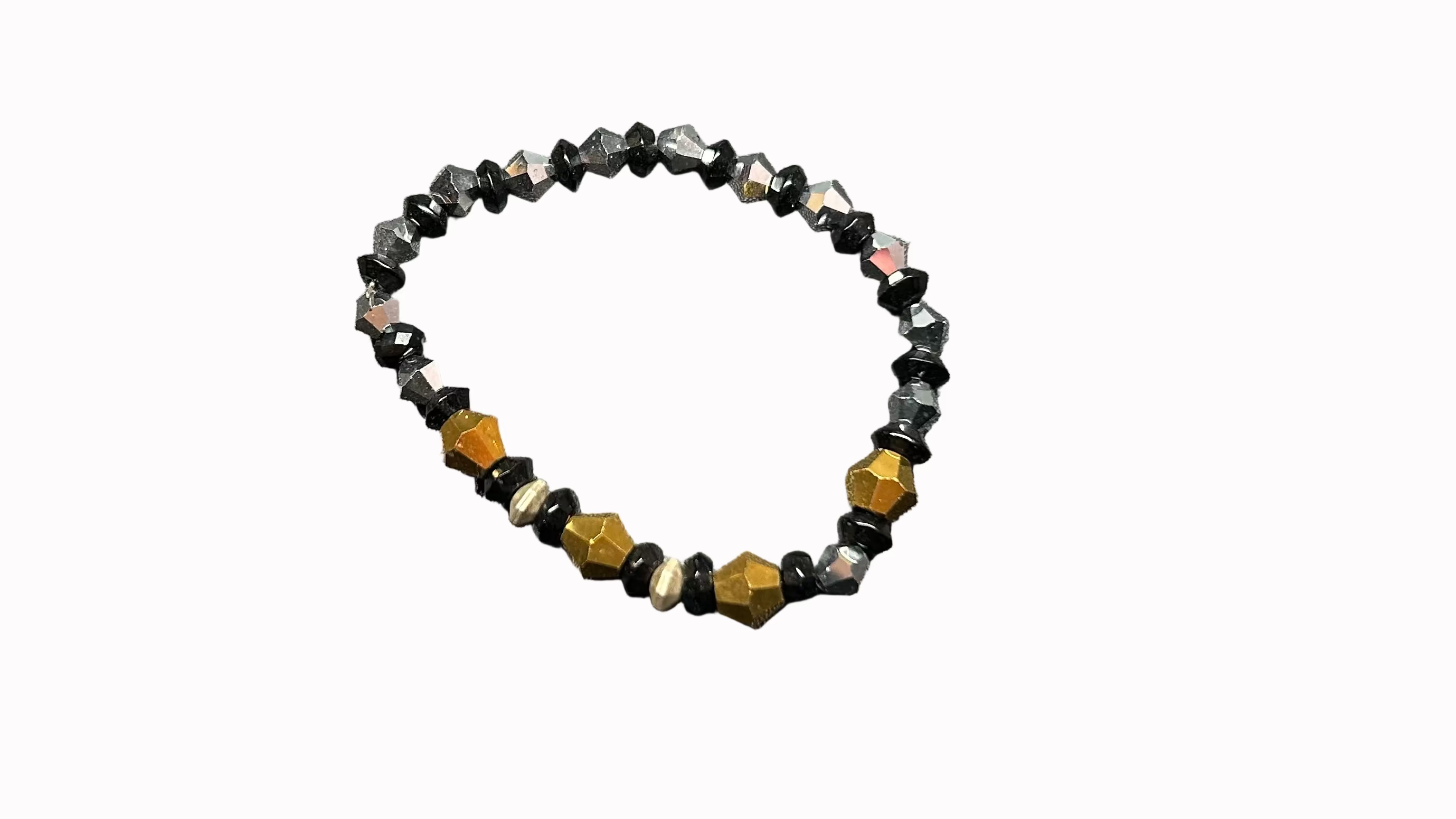 Black and gold Bracelet